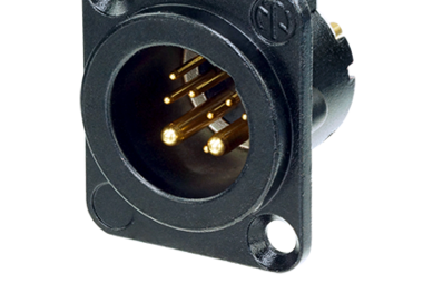 10 pole XLR Chassis Connector
