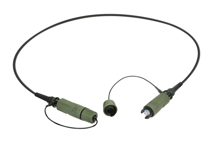 NKO4M3-FG-0- FIBERFOX EBC25 4CH Cable Connector Assembly